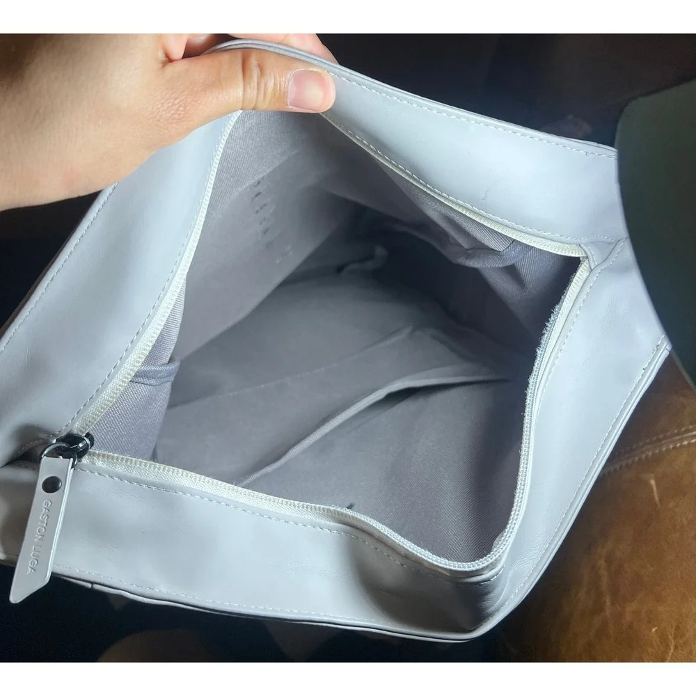 Gaston Luga - Backpack Stockholm Waterproof Off White Travel Bag